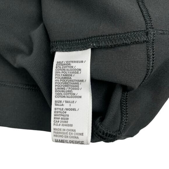 James Perse V-Neck Sheath Knee Length Dress In Carbo Size Small - Picture 7 of 8